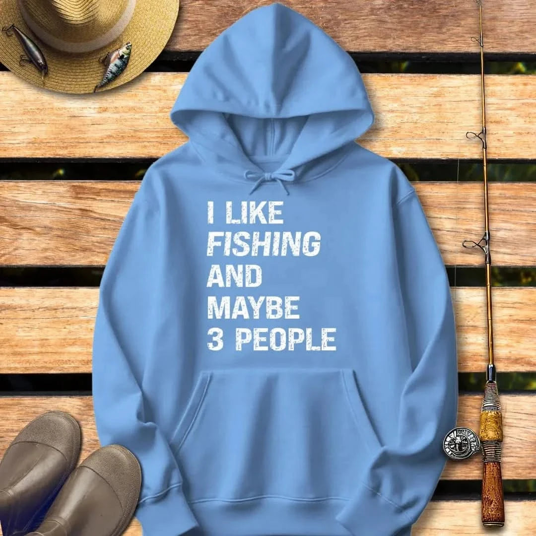3 PEOPLE Hoodie FISHING Hoodie Carolina Blue / S