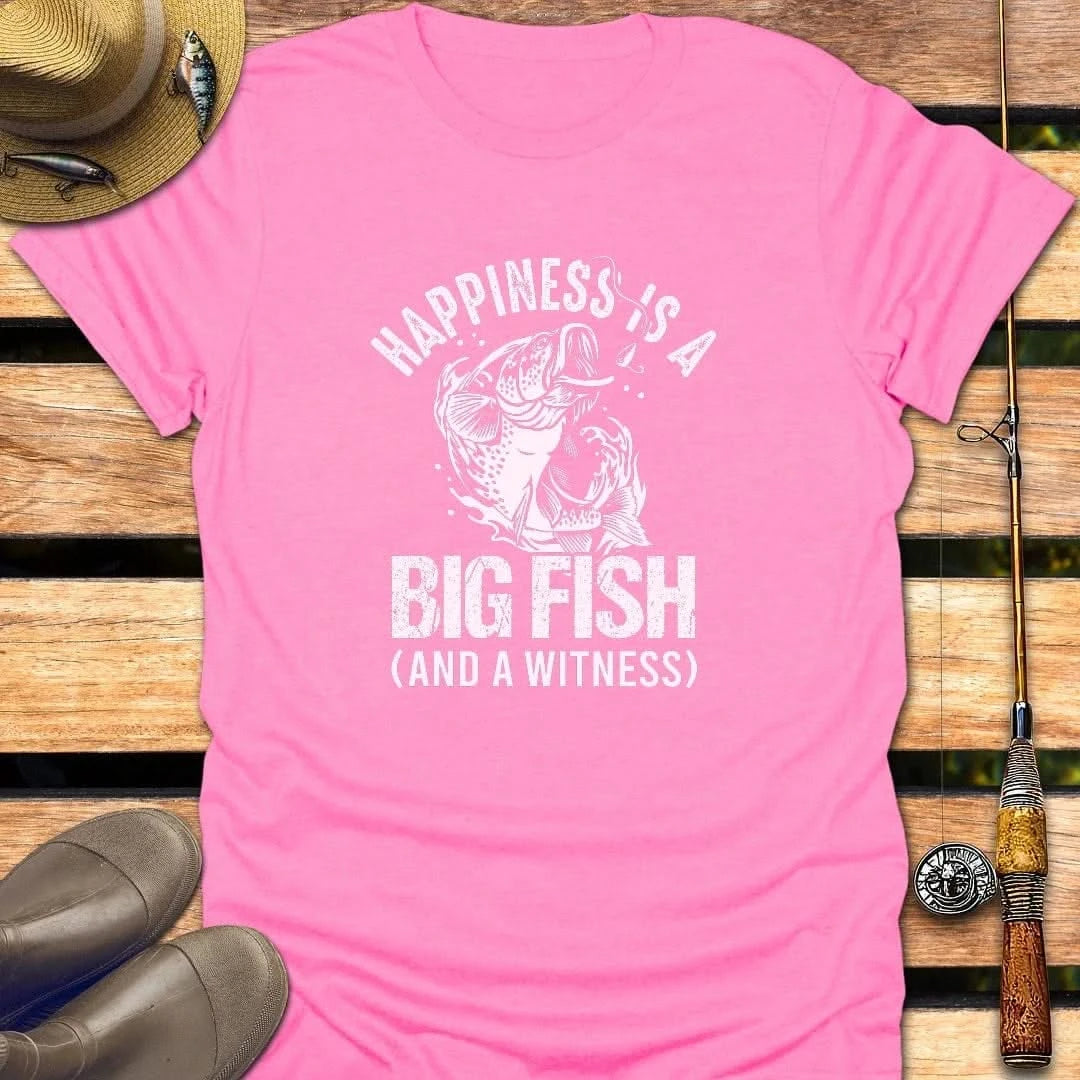 BIG FISH T-Shirt FISHING T-Shirt Azalea / S