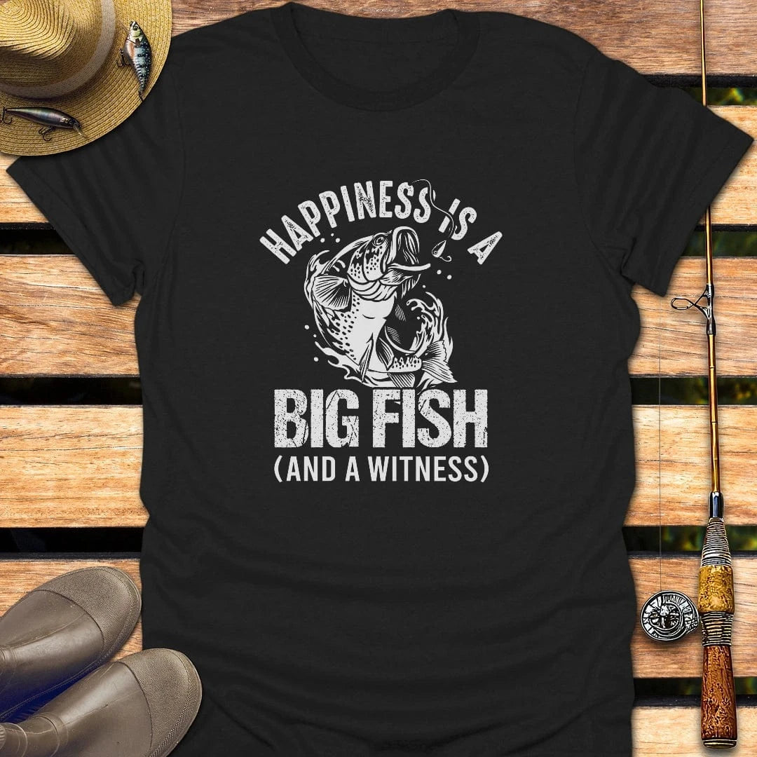 BIG FISH T-Shirt FISHING T-Shirt Black / S