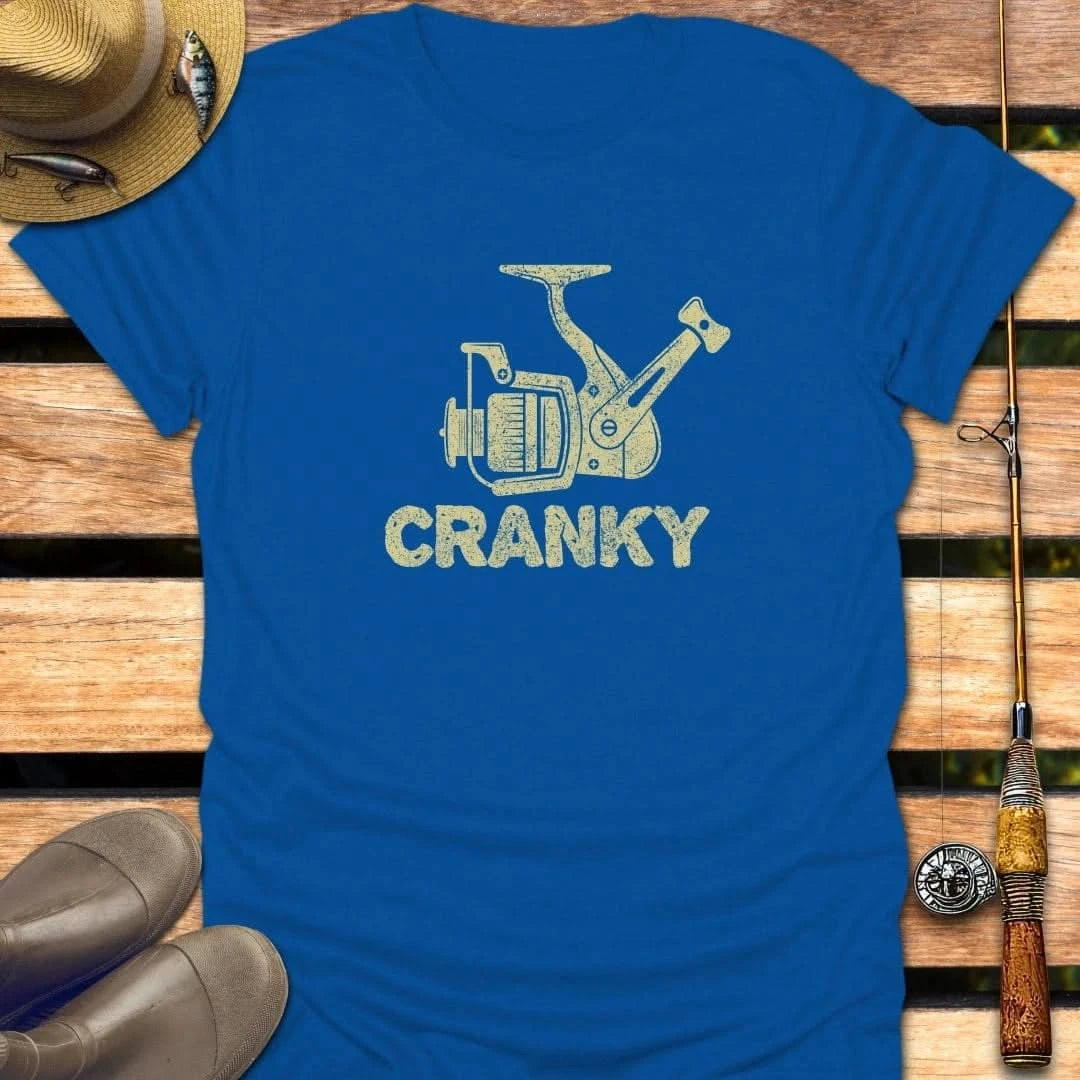 CRANKY T-Shirt FISHING T-Shirt Royal / S