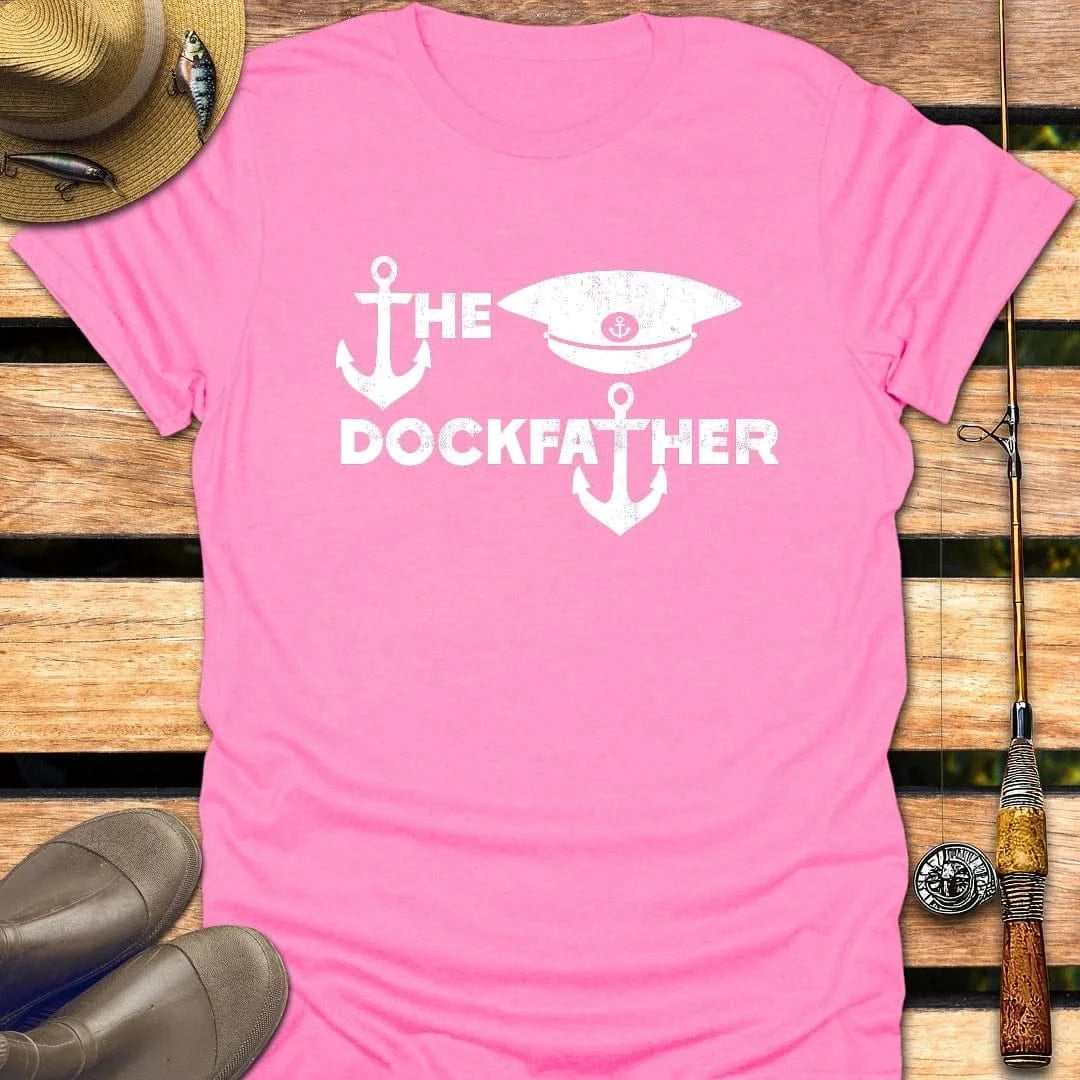 DOCKFATHER T-Shirt FISHING T-Shirt Azalea / S
