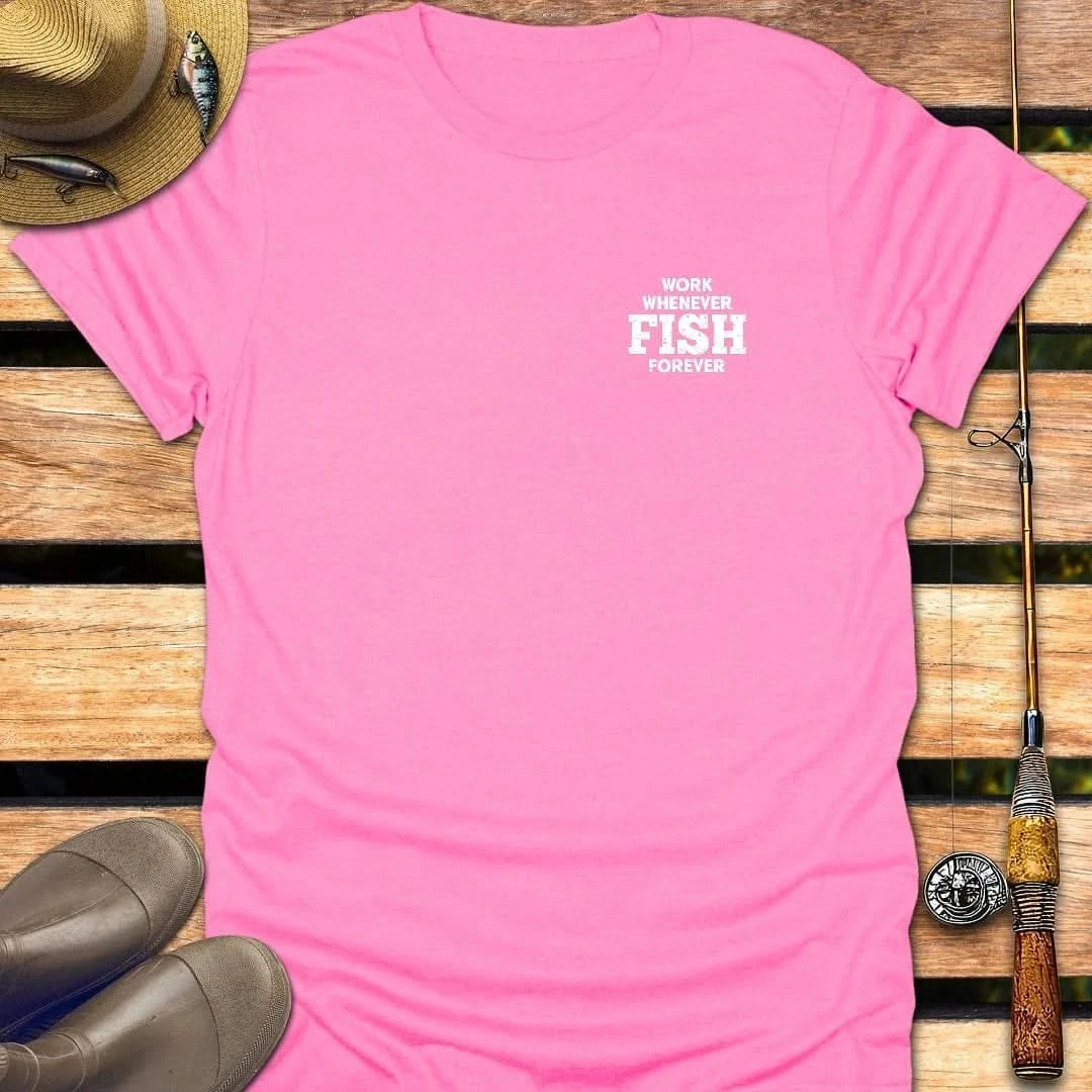 FISH FOREVER T-Shirt FISHING T-Shirt Azalea / S
