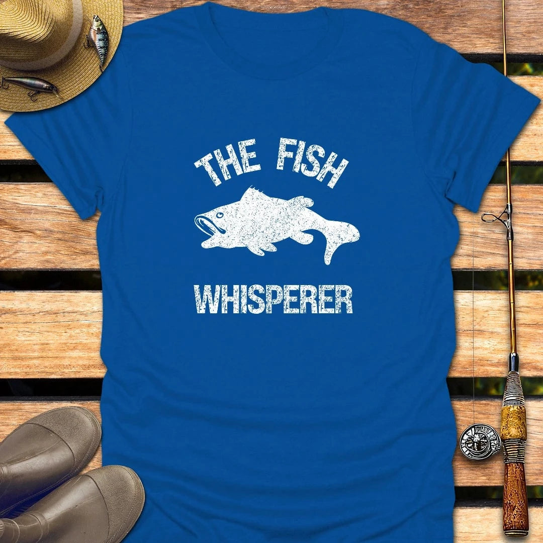 FISH WHISPERER T-Shirt FISHING T-Shirt Royal / S