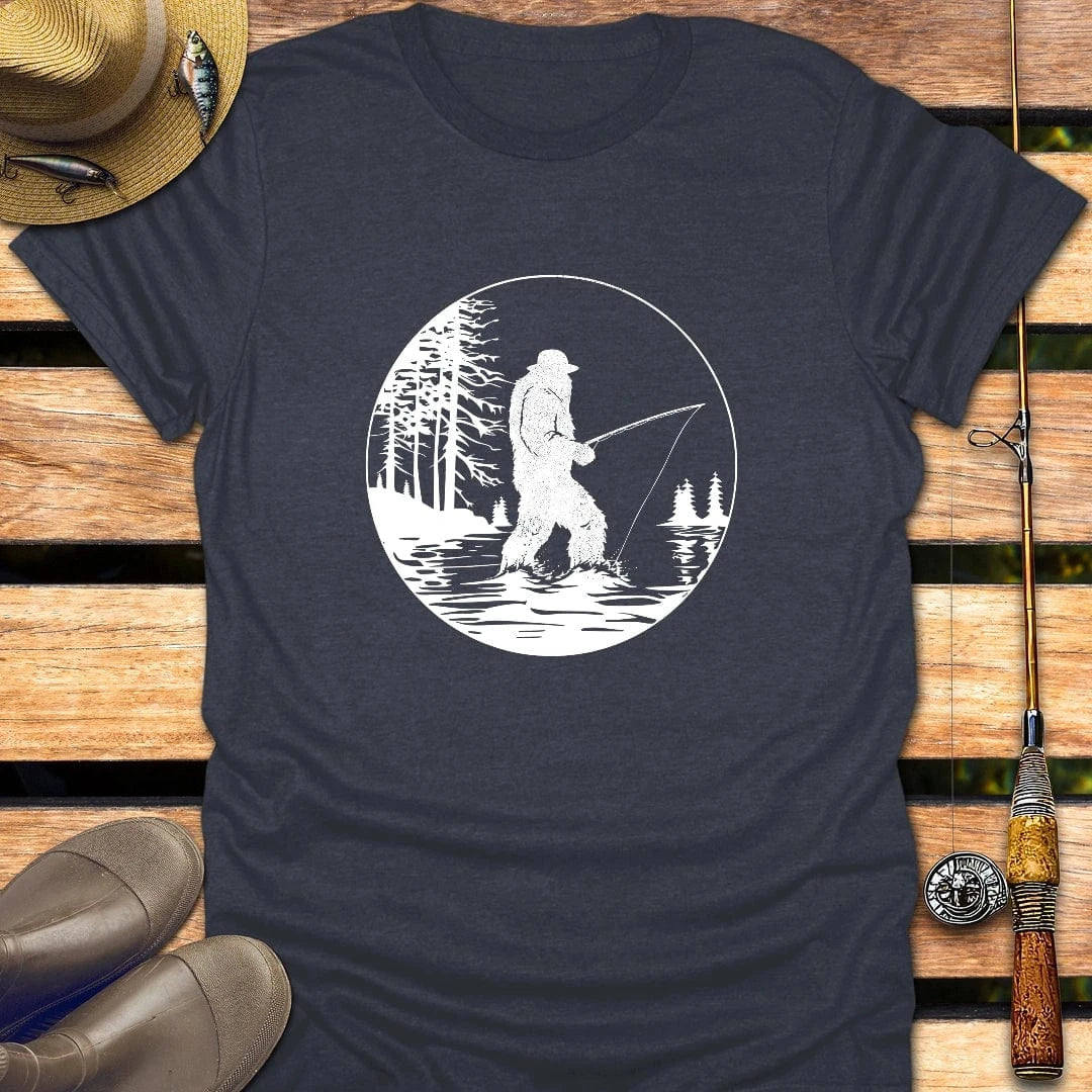FISHING GIANT T-Shirt FISHING T-Shirt Heather Navy / S