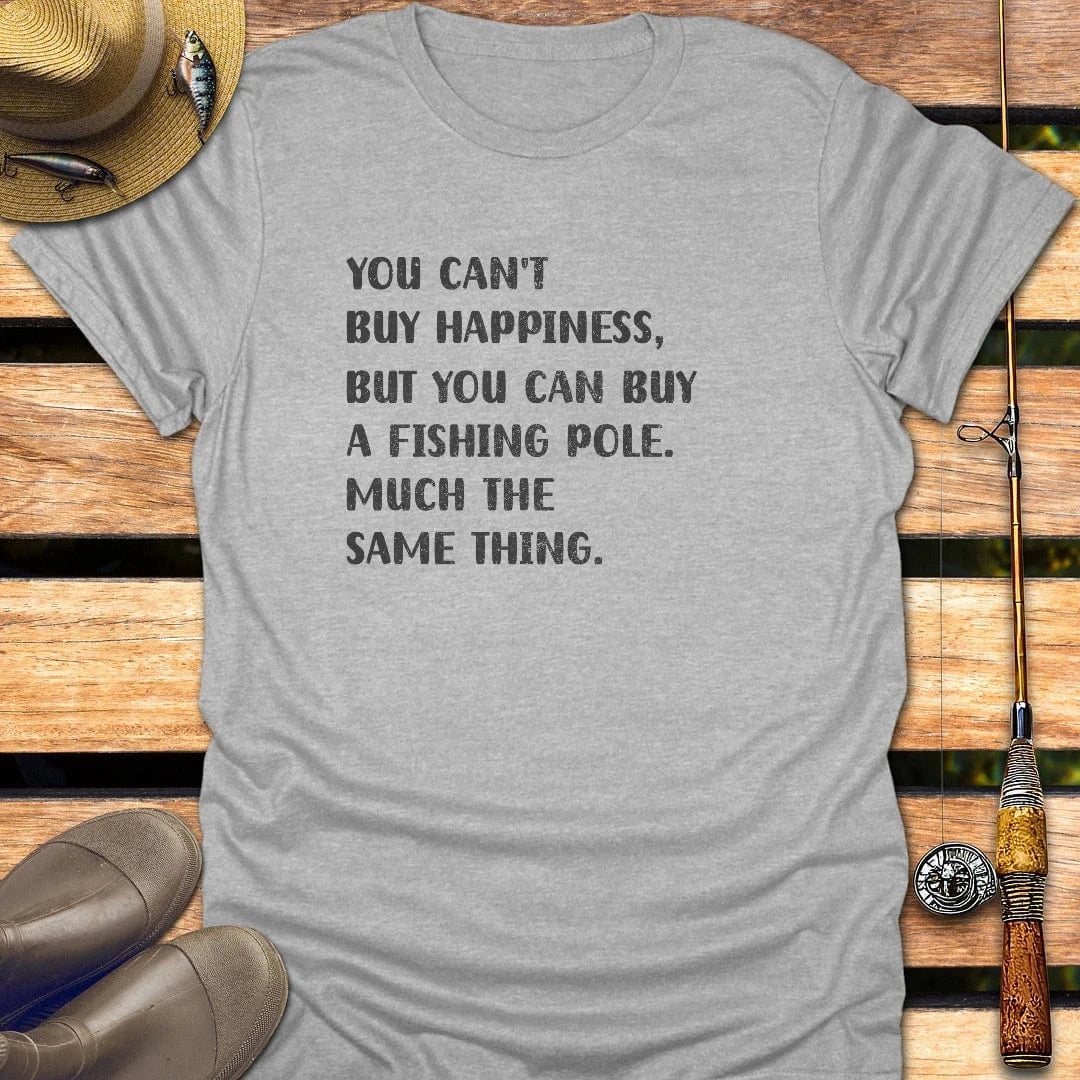 FISHING POLE T-Shirt FISHING T-Shirt Sport Grey / S
