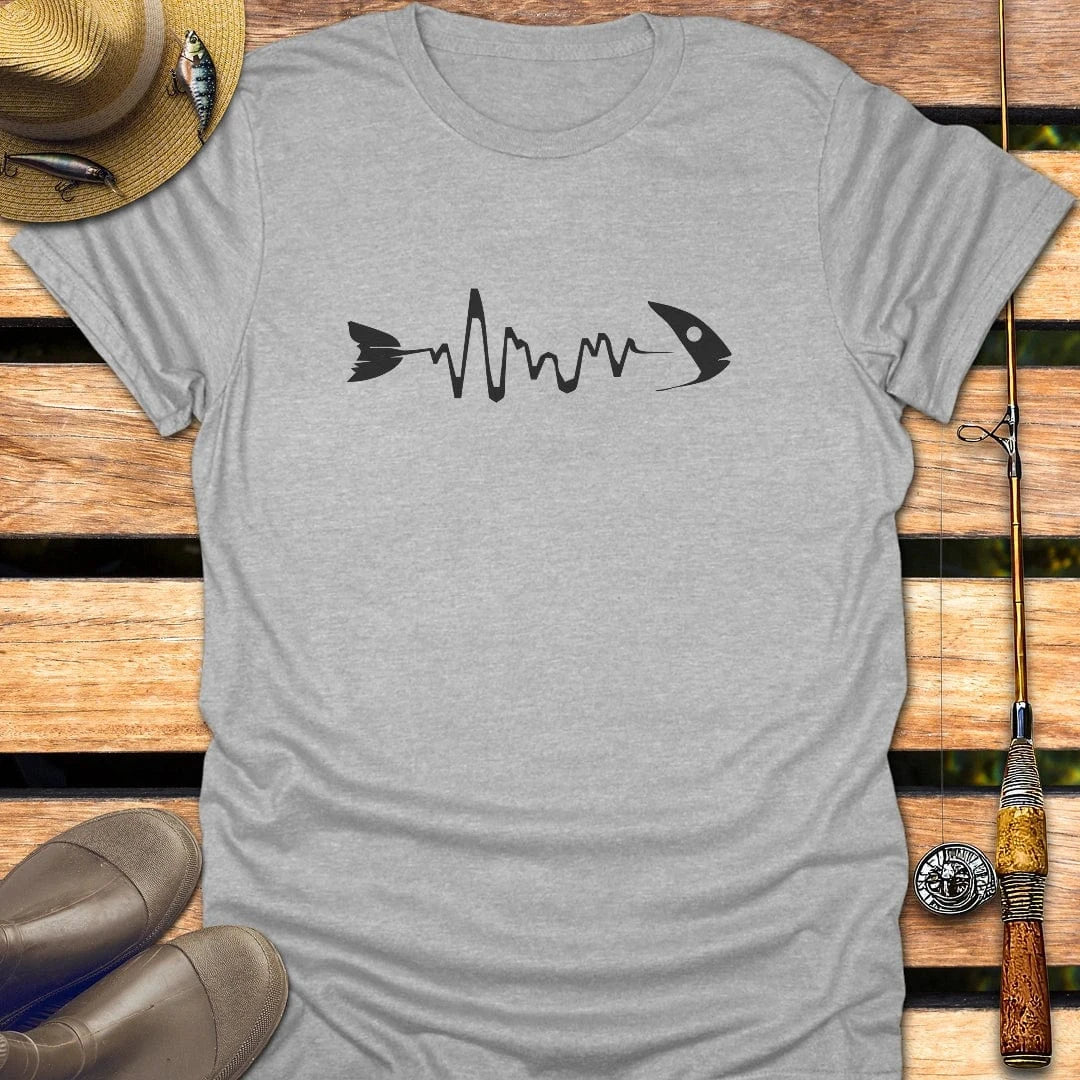 FISHING PULSE T-Shirt FISHING T-Shirt Sport Grey / S