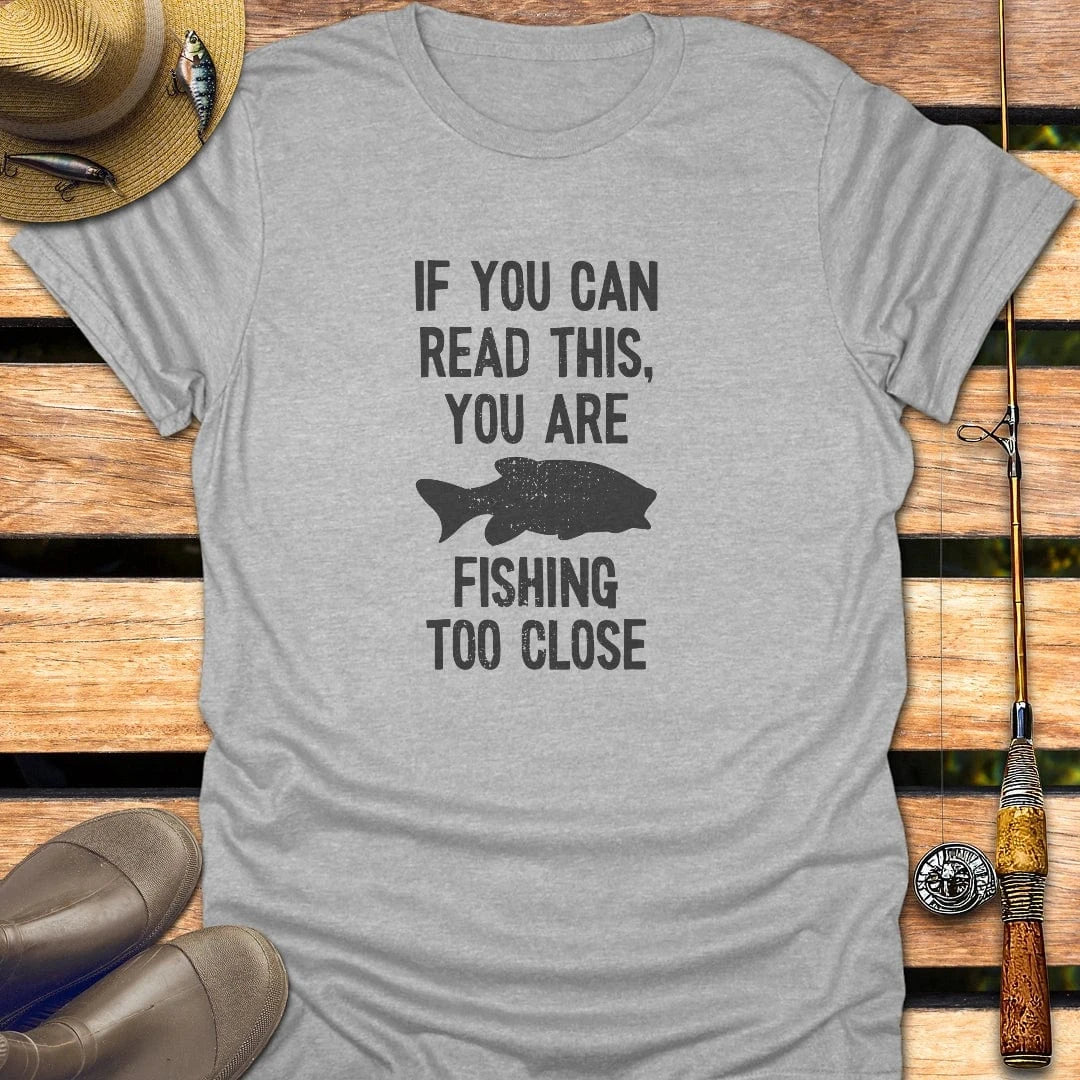 FISHING TOO CLOSE T-Shirt FISHING T-Shirt Sport Grey / S