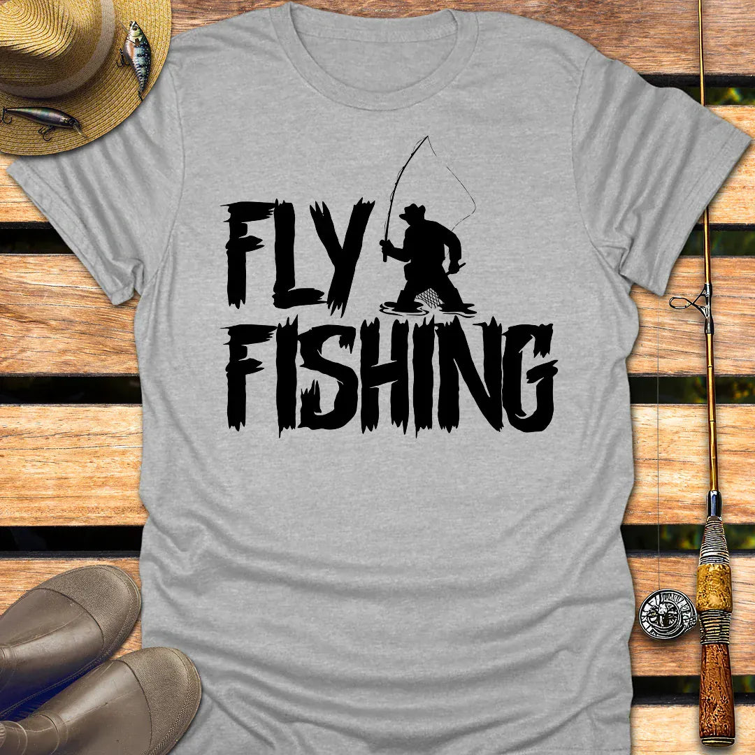 FLY FISHING T-Shirt FISHING T-Shirt Sport Grey / S
