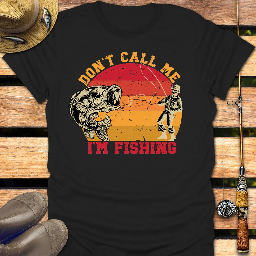 I'M FISHING T-Shirt FISHING T-Shirt Black / S