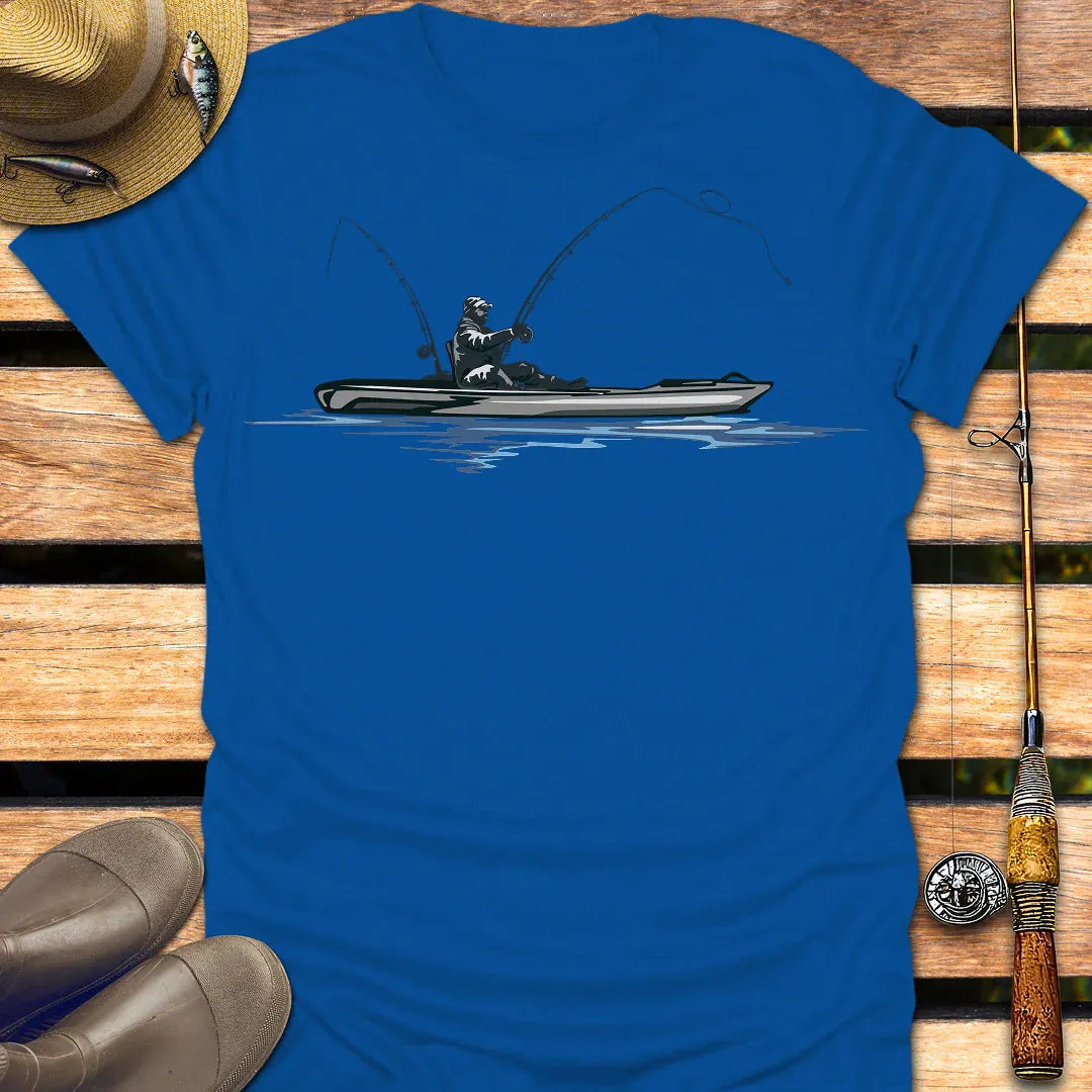 KAYAK ANGLER T-Shirt FISHING T-Shirt Royal / S