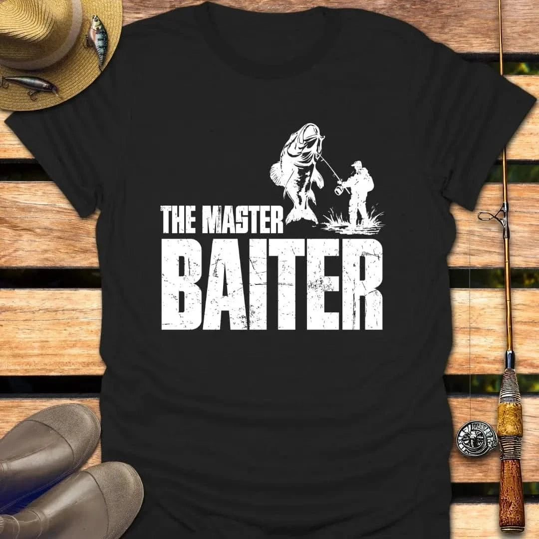 MASTER BAITER T-Shirt FISHING T-Shirt Black / S