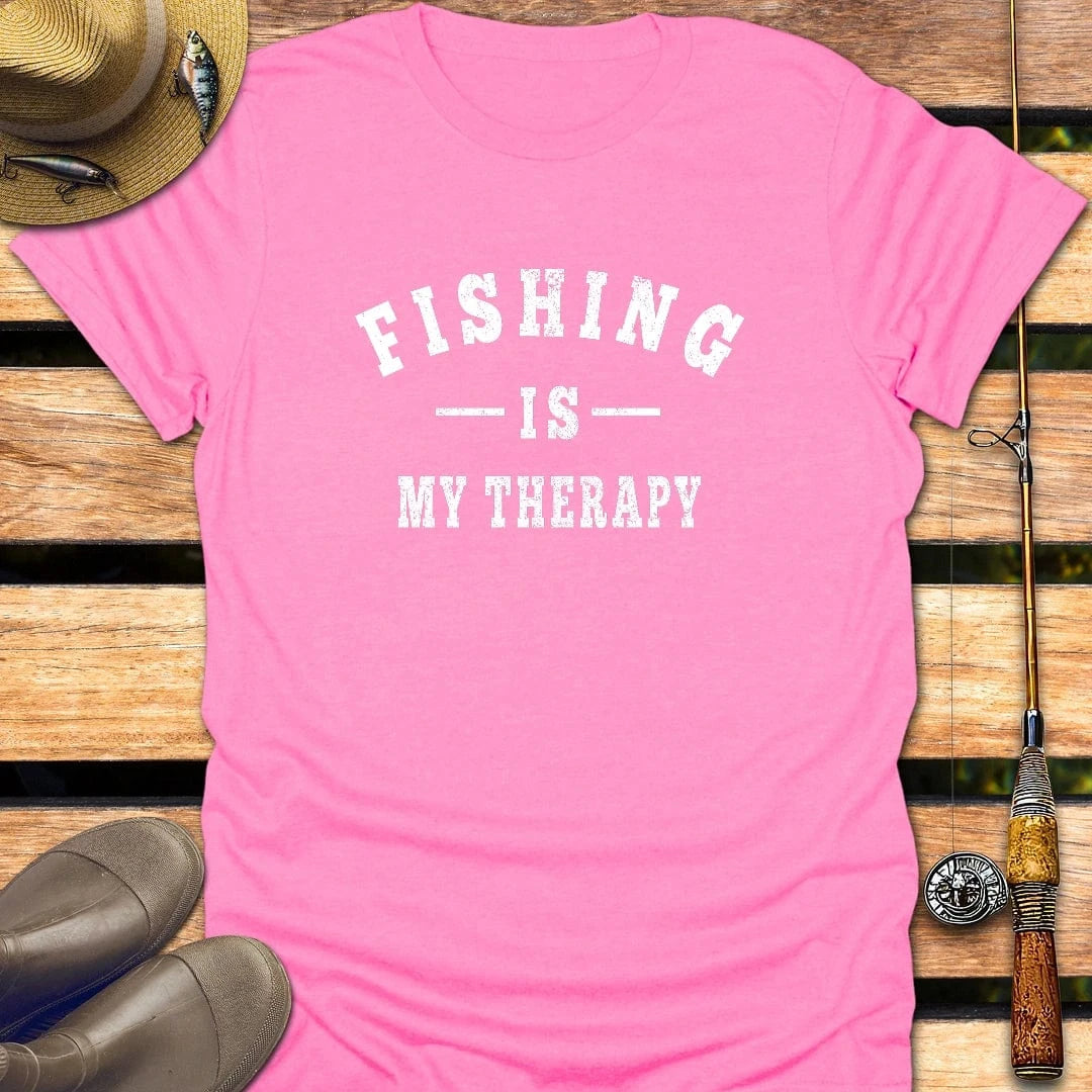 MY THERAPY T-Shirt FISHING T-Shirt Azalea / S