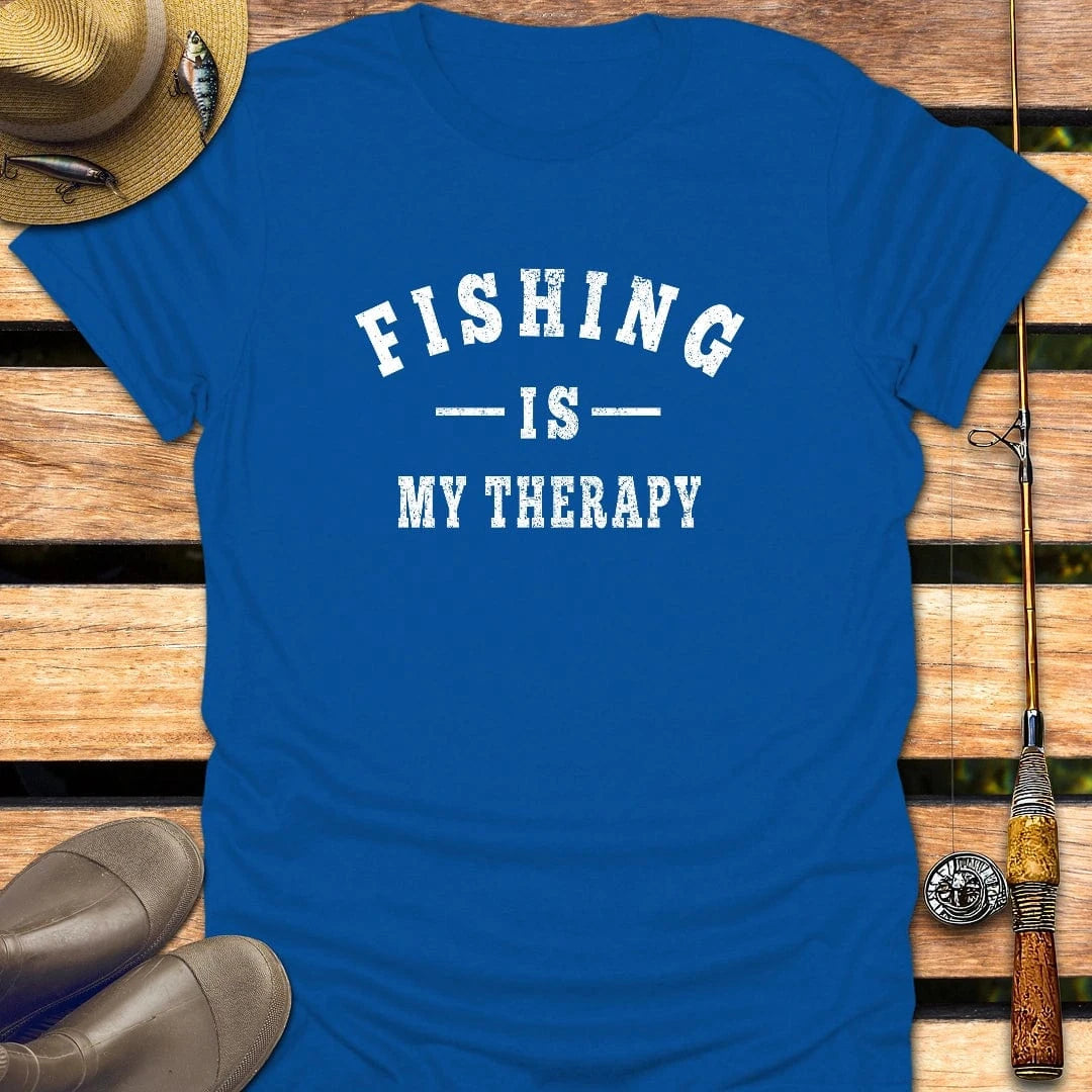 MY THERAPY T-Shirt FISHING T-Shirt Royal / S