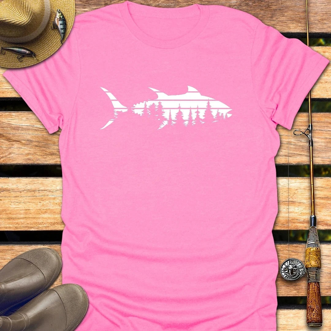 OUTDOOR TUNA T-Shirt FISHING T-Shirt Azalea / S