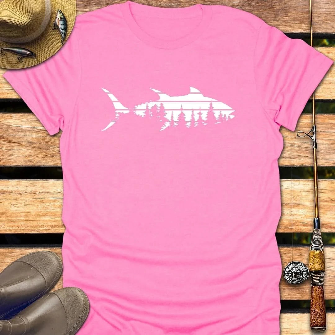 OUTDOOR TUNA T-Shirt FISHING T-Shirt Azalea / S