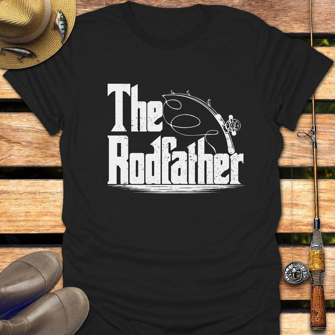 RODFATHER T-Shirt FISHING T-Shirt Black / S
