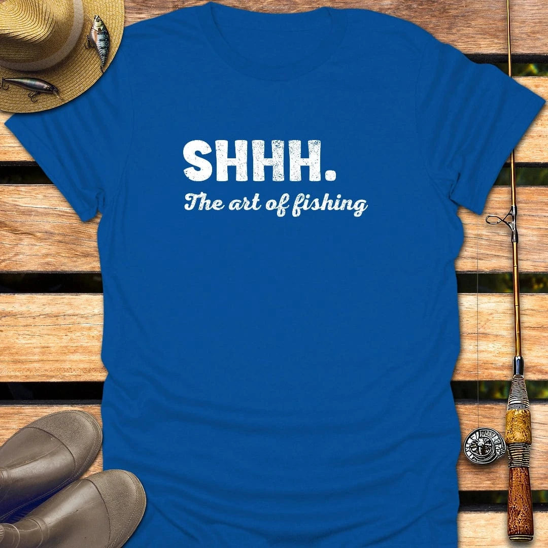 SHHH T-Shirt FISHING T-Shirt Royal / S