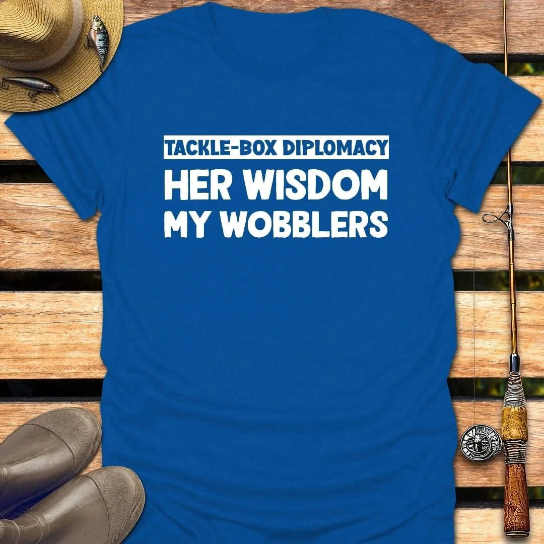 TACKLE-BOX T-Shirt FISHING T-Shirt Royal / S