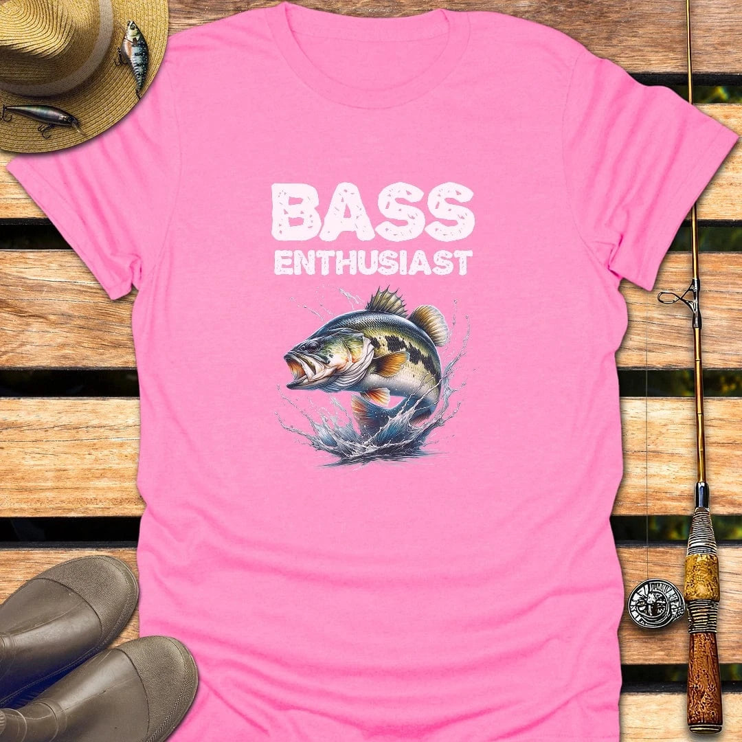 BASS T-Shirt FISHING T-Shirt Azalea / S