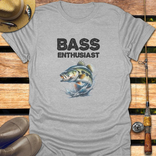 BASS T-Shirt FISHING T-Shirt Sport Grey / S
