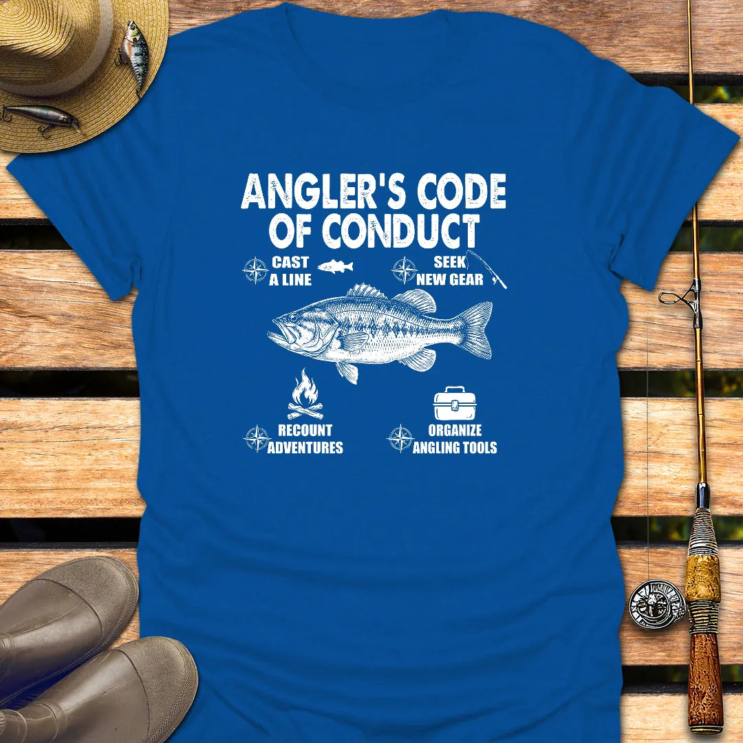 CODE OF CONDUCT T-Shirt FISHING T-Shirt Royal / S
