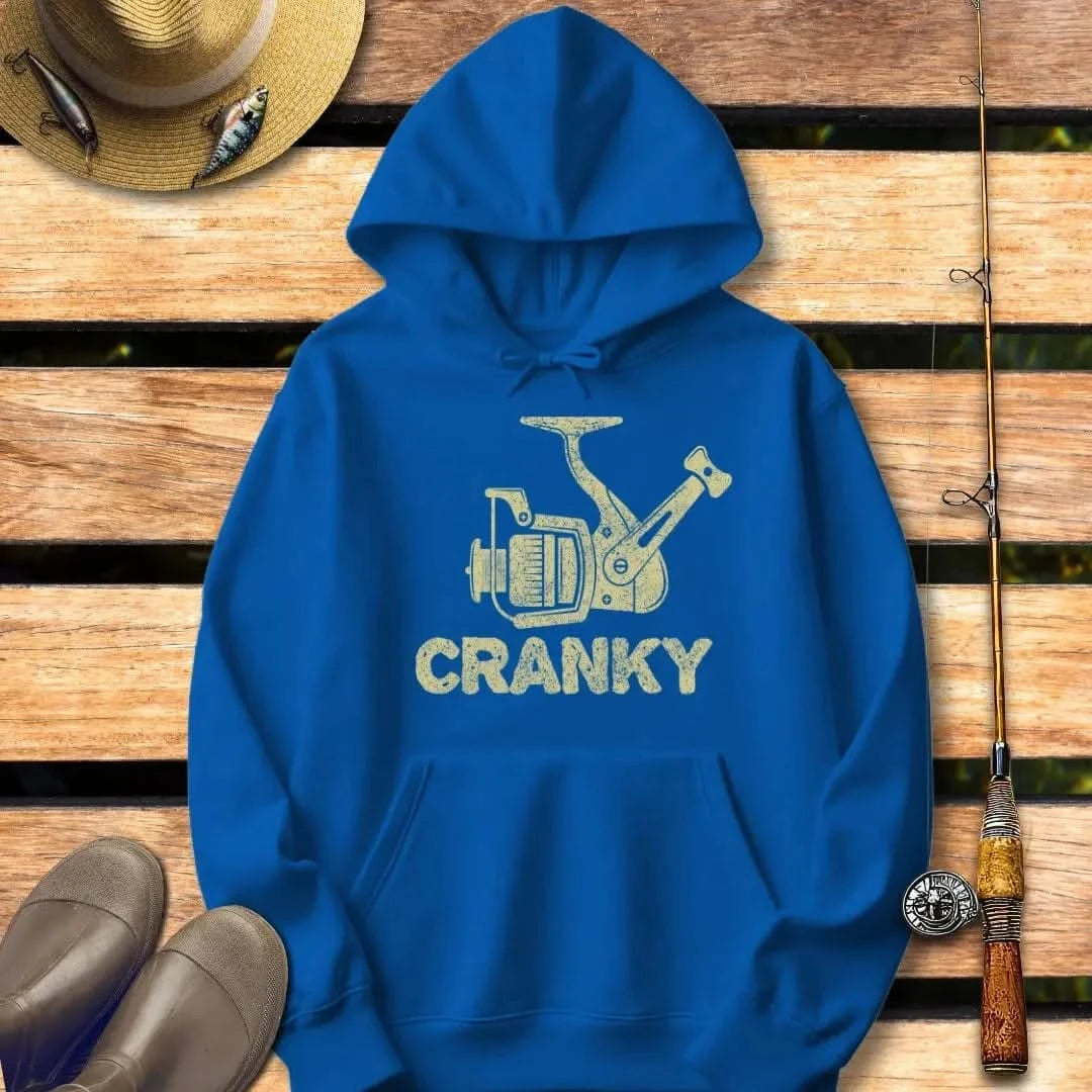 CRANKY Hoodie FISHING Hoodie Royal / S