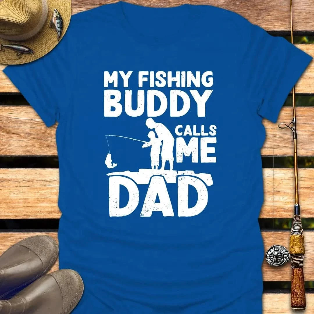 DAD BUDDY T-Shirt FISHING T-Shirt Royal / S