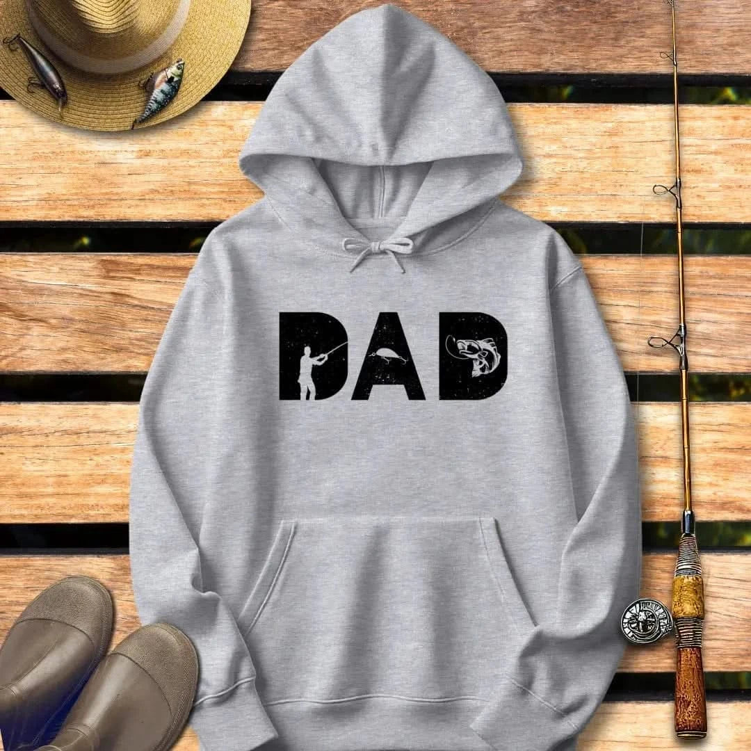 DAD Hoodie FISHING Hoodie Sport Grey / S