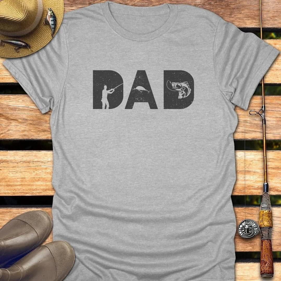 DAD T-Shirt FISHING T-Shirt Sport Grey / S