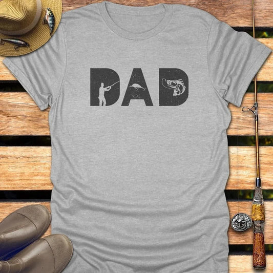 DAD T-Shirt FISHING T-Shirt Sport Grey / S