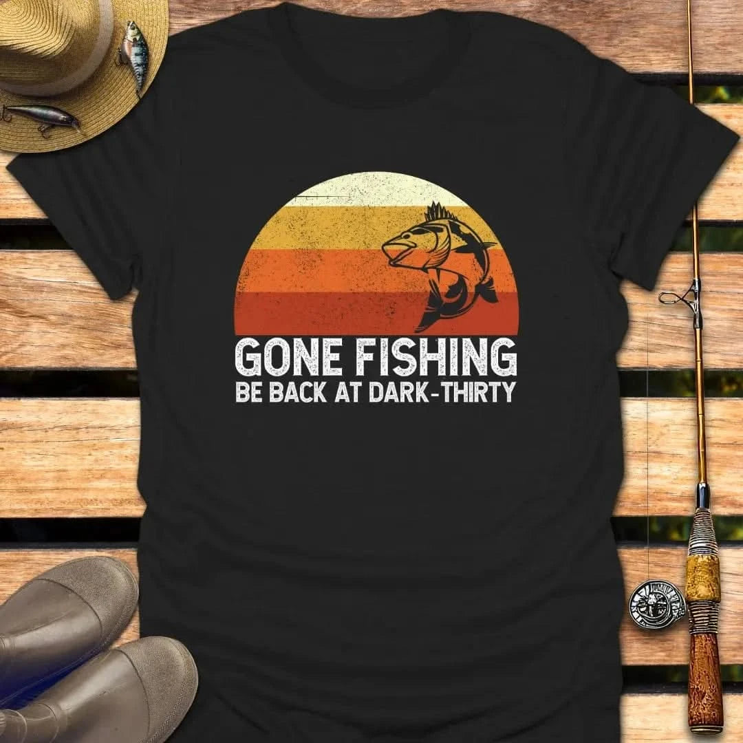 DARK THIRTY T-Shirt FISHING T-Shirt Black / S