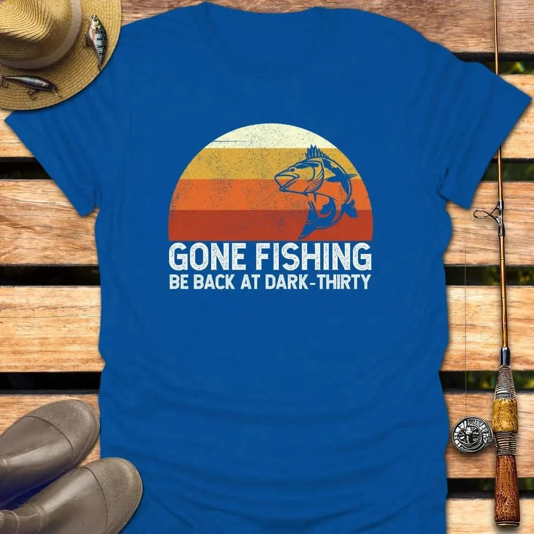 DARK THIRTY T-Shirt FISHING T-Shirt Royal / S