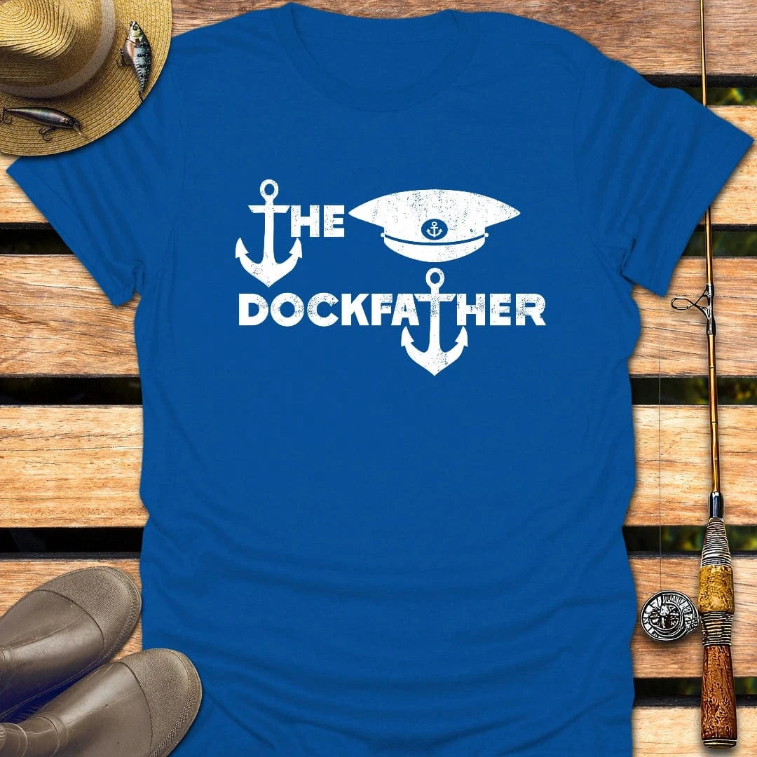 DOCKFATHER T-Shirt FISHING T-Shirt Royal / S