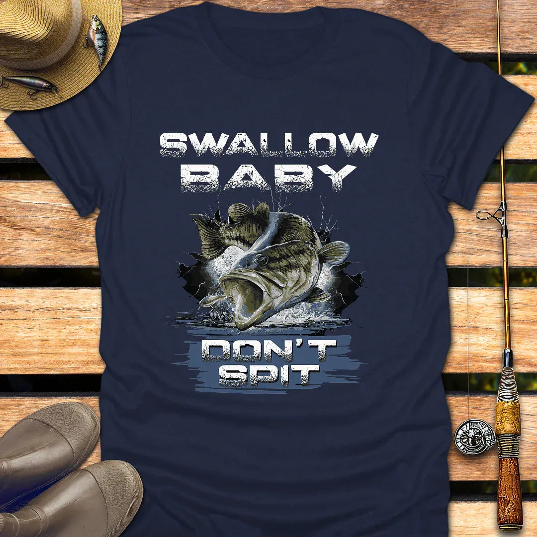 DON'T SPIT T-Shirt FISHING T-Shirt Navy / S