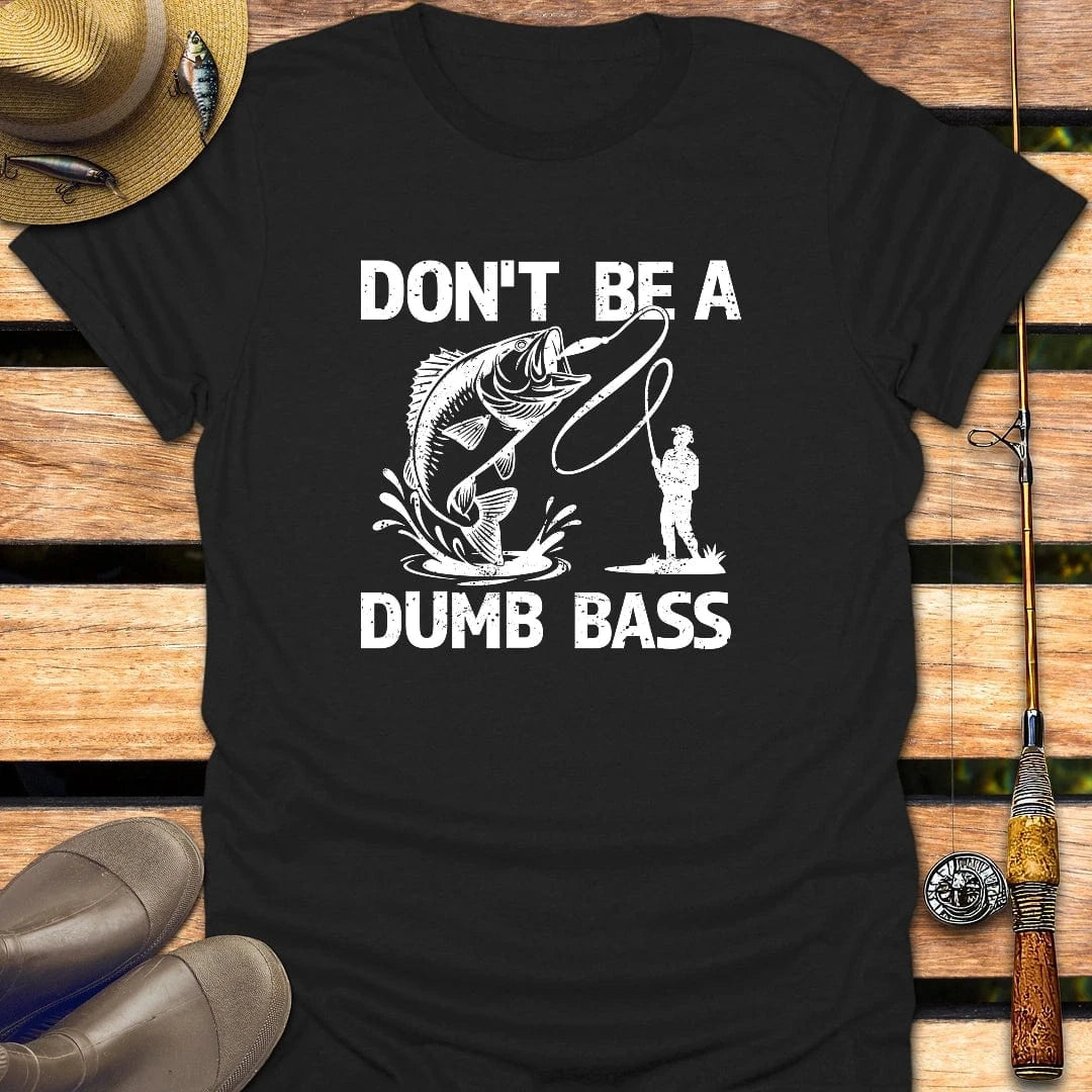 DUMB BASS T-Shirt FISHING T-Shirt Black / S