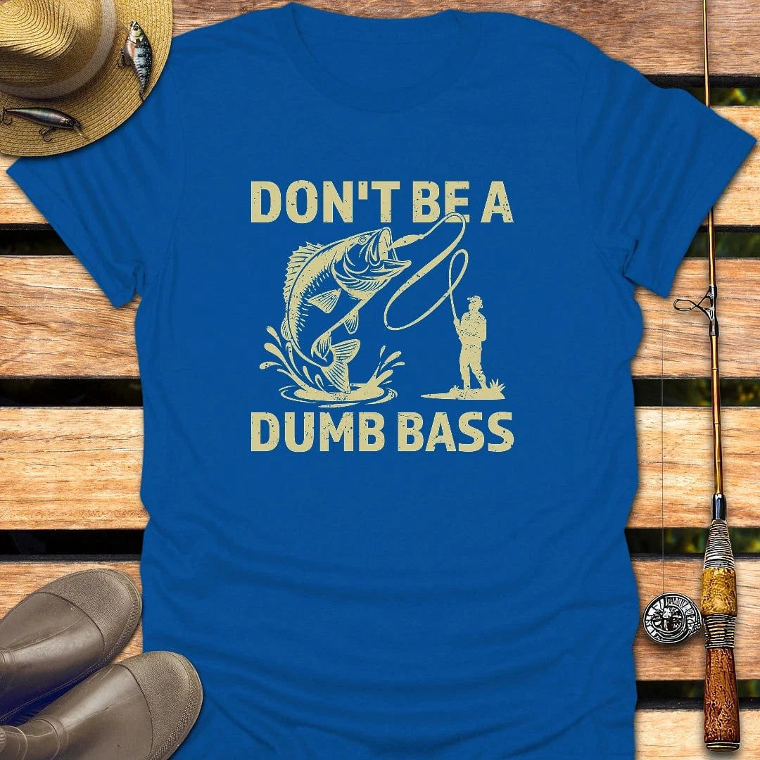 DUMB BASS T-Shirt FISHING T-Shirt Royal / S