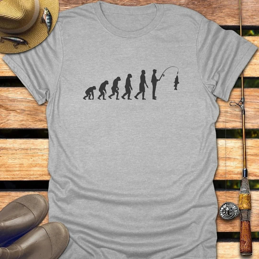 EVOLUTION T-Shirt FISHING T-Shirt Sport Grey / S