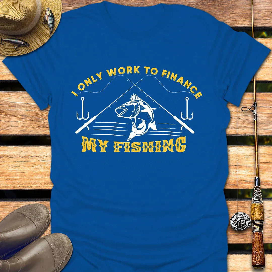 FINANCE MY FISHING T-Shirt FISHING T-Shirt Royal / S