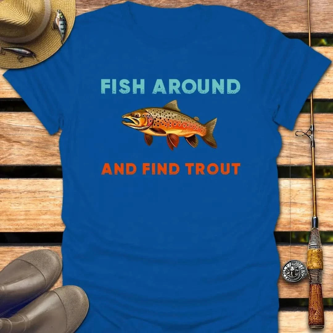 FIND TROUT T-Shirt FISHING T-Shirt Royal / S