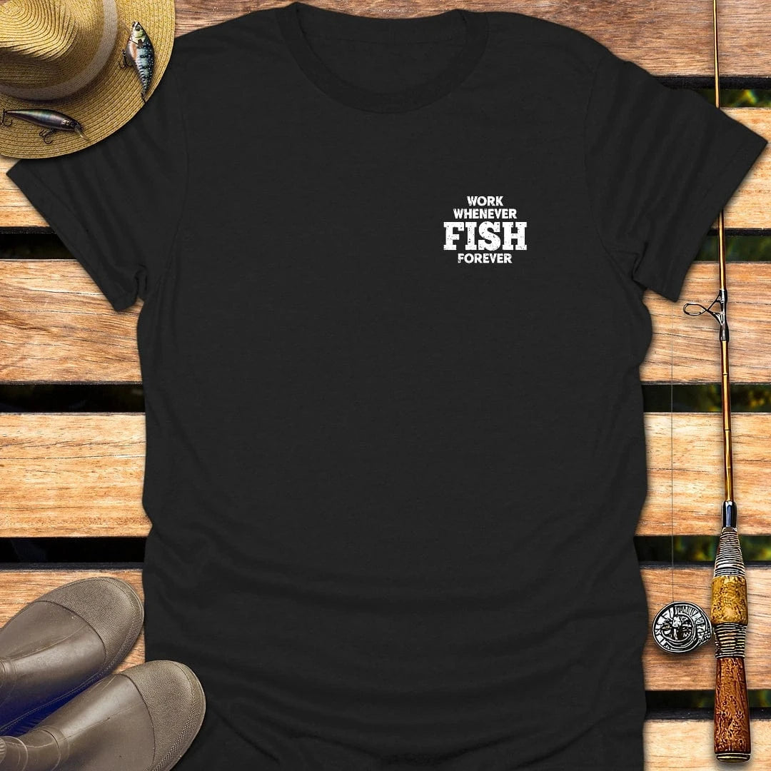 FISH FOREVER T-Shirt FISHING T-Shirt Black / S