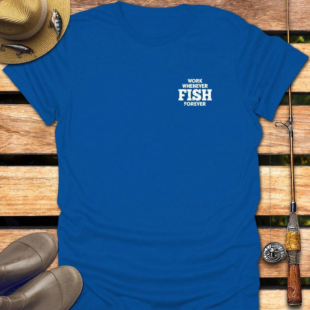FISH FOREVER T-Shirt FISHING T-Shirt Royal / S