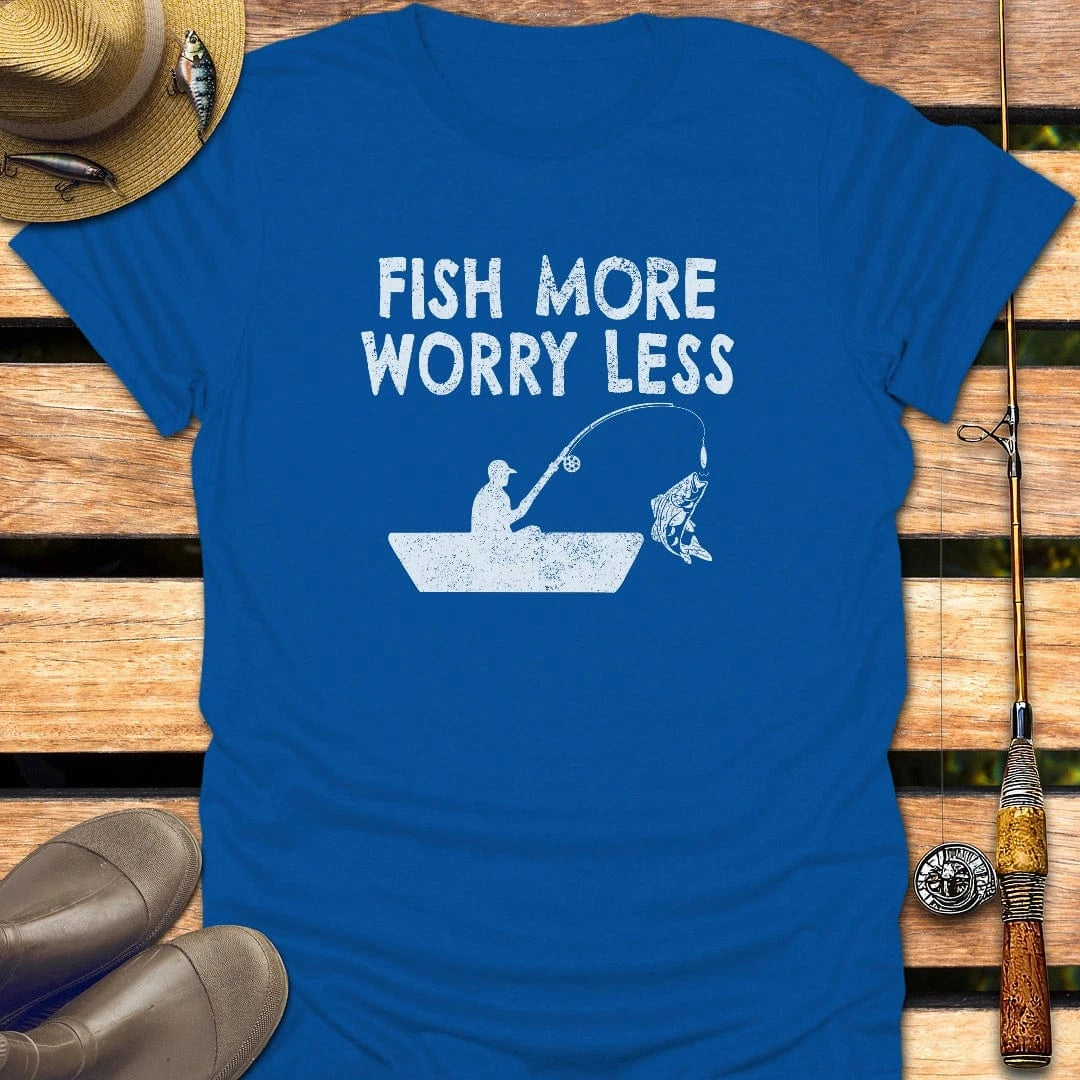 FISH MORE T-Shirt FISHING T-Shirt Royal / S