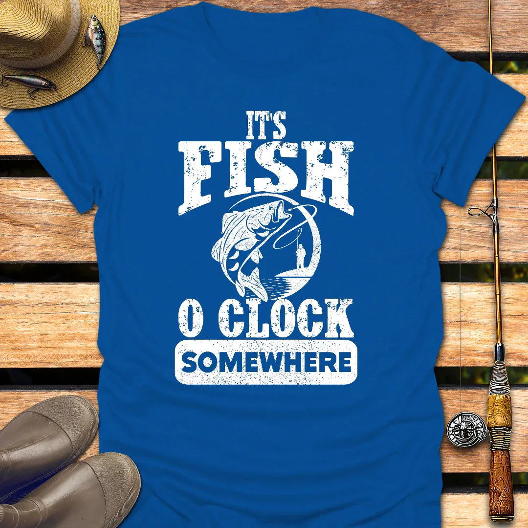 FISH O’CLOCK T-Shirt FISHING T-Shirt Royal / S