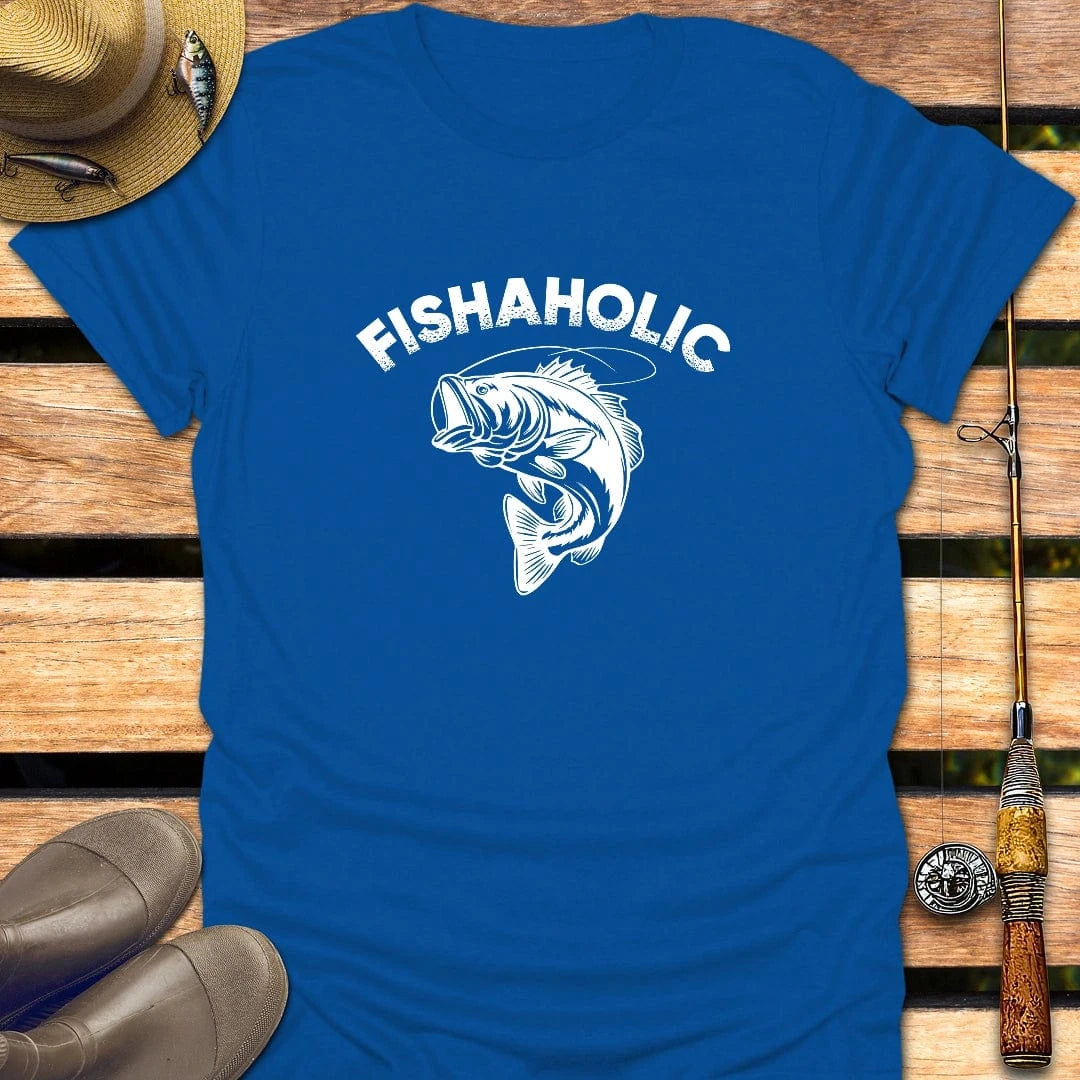 FISHAHOLIC T-Shirt FISHING T-Shirt Royal / S