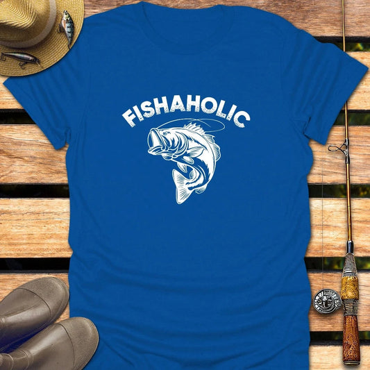 FISHAHOLIC T-Shirt FISHING T-Shirt Royal / S