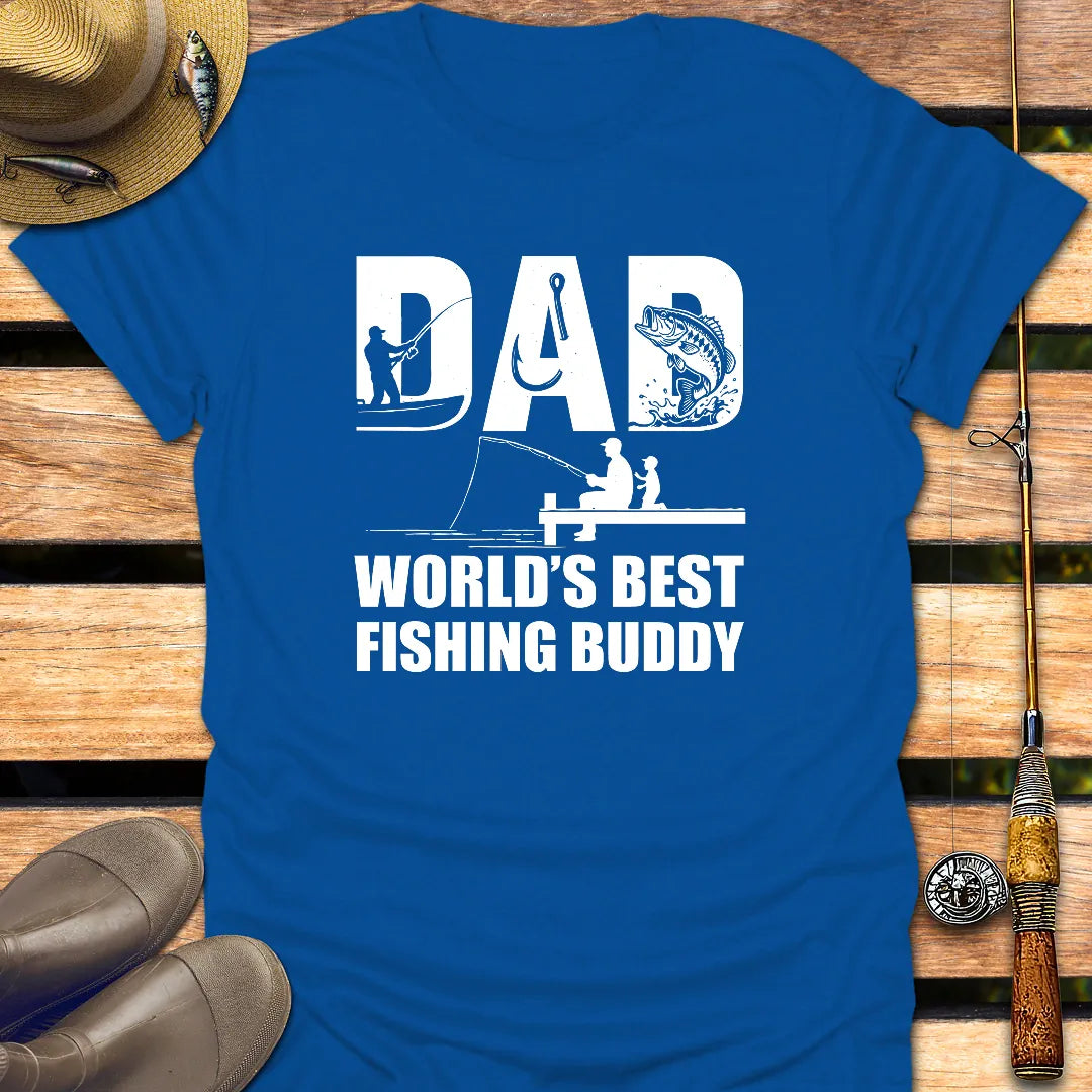 FISHING BUDDY DAD T-Shirt FISHING T-Shirt Royal / S