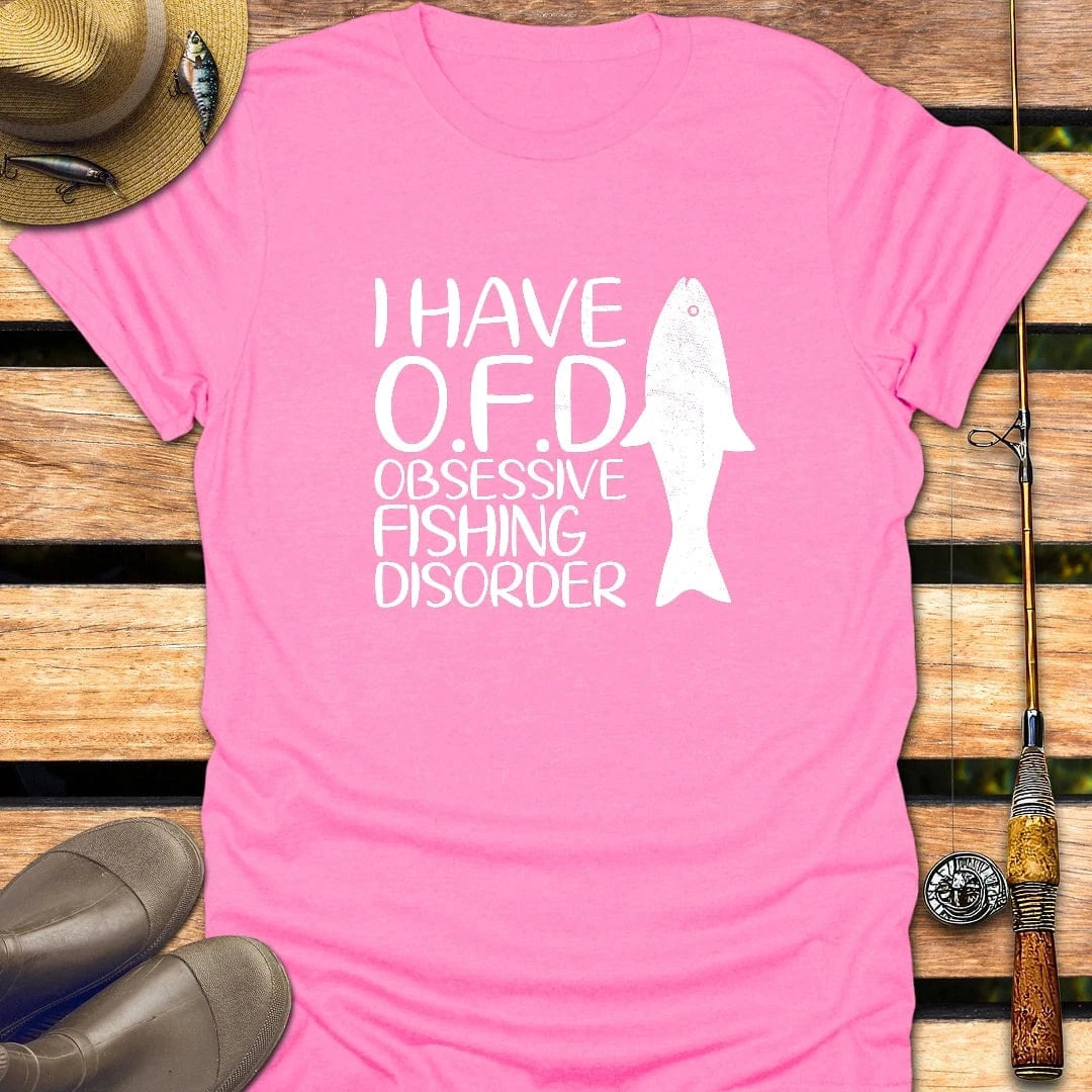 FISHING DISORDER T-Shirt FISHING T-Shirt Azalea / S