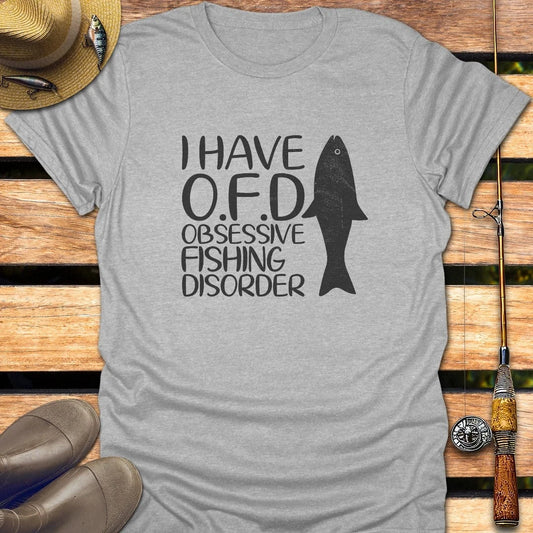 FISHING DISORDER T-Shirt FISHING T-Shirt Sport Grey / S