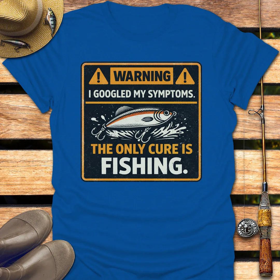 FISHING IS CURE T-Shirt FISHING T-Shirt Royal / S