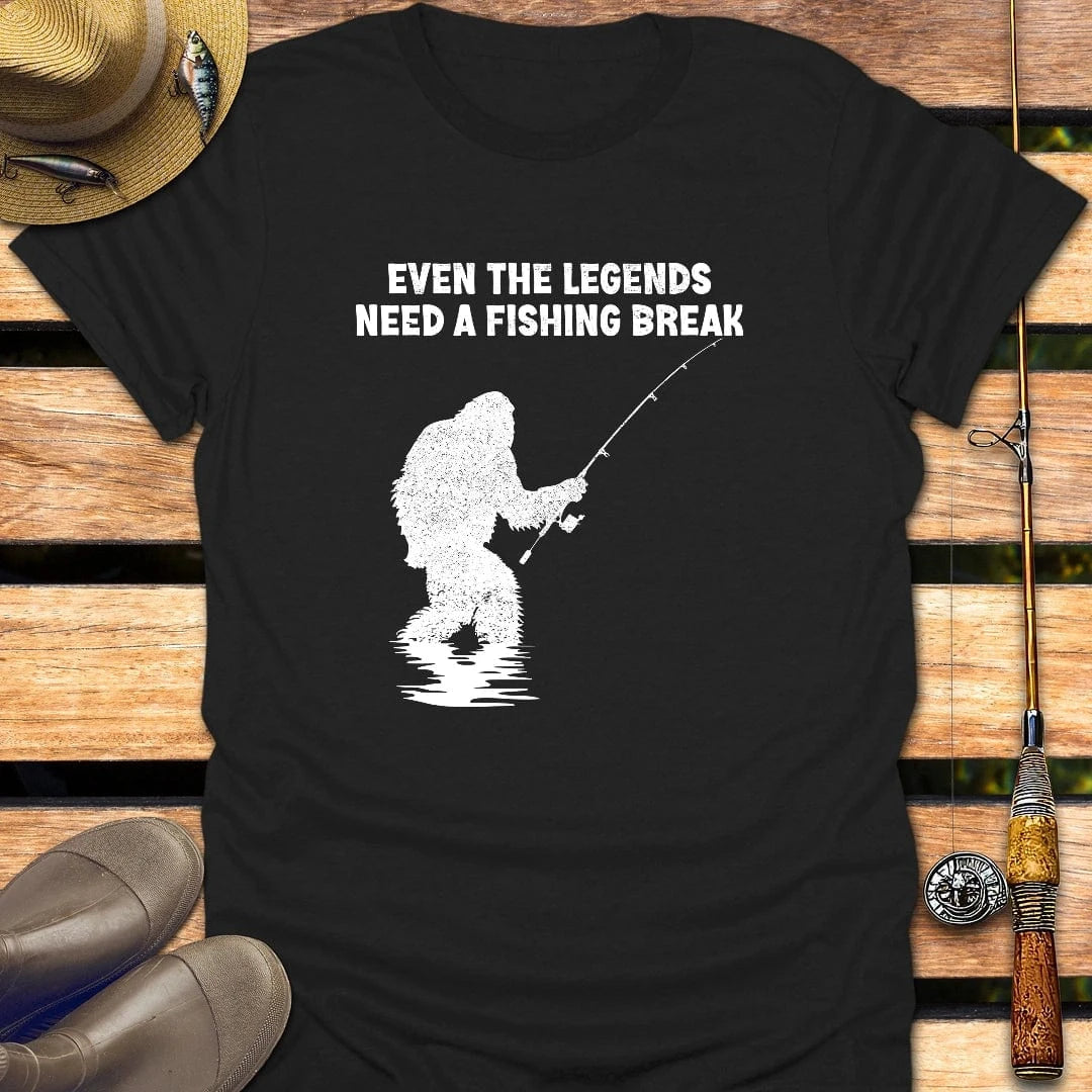 FISHING LEGEND T-Shirt FISHING T-Shirt Black / S